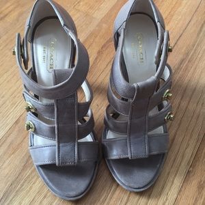 Coach heels size 5